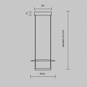 Подвесной светильник Maytoni Ambience MOD280PL-L23B3K1 в Дегтярске - degtyarsk.ok-mebel.com | фото 4