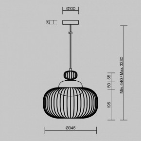 Подвесной светильник Maytoni Levitation MOD376PL-01G в Дегтярске - degtyarsk.ok-mebel.com | фото 5