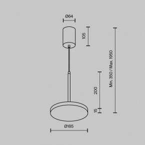 Подвесной светильник Maytoni Plato P076PL-L12W4K-BS в Дегтярске - degtyarsk.ok-mebel.com | фото 6