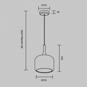 Подвесной светильник Maytoni Spirito MOD286PL-L18W3K в Дегтярске - degtyarsk.ok-mebel.com | фото 9