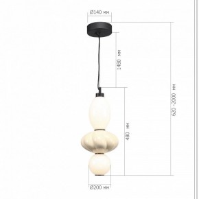 Подвесной светильник ST-Luce FLORENTINI SL6134.413.01 в Дегтярске - degtyarsk.ok-mebel.com | фото 4