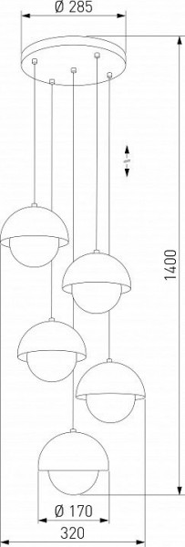 Подвесной светильник TK Lighting Bono 10214 Bono в Дегтярске - degtyarsk.ok-mebel.com | фото 4