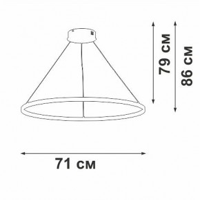 Подвесной светильник Vitaluce V2516 V2516-8/3S в Дегтярске - degtyarsk.ok-mebel.com | фото 3