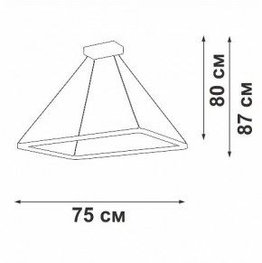 Подвесной светильник Vitaluce V2704 V2704-9/1S в Дегтярске - degtyarsk.ok-mebel.com | фото 3