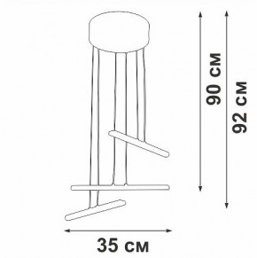 Подвесной светильник Vitaluce V3046 V3046-1/3S в Дегтярске - degtyarsk.ok-mebel.com | фото 5