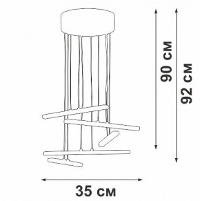 Подвесной светильник Vitaluce V3046 V3046-1/5S в Дегтярске - degtyarsk.ok-mebel.com | фото 5