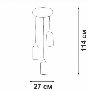 Подвесной светильник Vitaluce V3787 V3787-1/3S в Дегтярске - degtyarsk.ok-mebel.com | фото 4