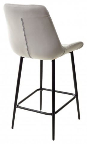 Полубарный стул ХОФМАН, цвет H-09 Светло-серый, велюр / черный каркас H=63cm М-City в Дегтярске - degtyarsk.ok-mebel.com | фото 6