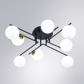 Потолочная люстра Arte Lamp Gemini A2243PL-8BK в Дегтярске - degtyarsk.ok-mebel.com | фото 2