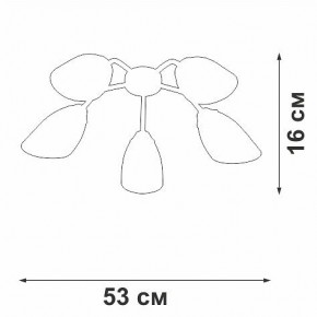Потолочная люстра Vitaluce V31950 V31950/5PL в Дегтярске - degtyarsk.ok-mebel.com | фото 3