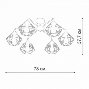 Потолочная люстра Vitaluce V42580 V42580-1/6PL в Дегтярске - degtyarsk.ok-mebel.com | фото 2
