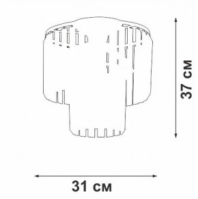 Потолочная люстра Vitaluce V5155 V5155-1/4PL в Дегтярске - degtyarsk.ok-mebel.com | фото 4