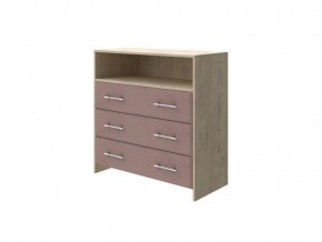 PROxSON Комод Varna (ЛДСП Бунратти+ткань Бунратти/Ultra Горячий шоколад) 90x40 в Дегтярске - degtyarsk.ok-mebel.com | фото