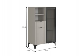 РИЧ Комод 2 со стеклом в Дегтярске - degtyarsk.ok-mebel.com | фото 2