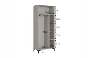 РИЧ Шкаф двухдверный в Дегтярске - degtyarsk.ok-mebel.com | фото 3