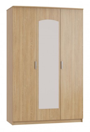 Шкаф 3-х дверный с зеркалом Шк210.1 МС Ирина в Дегтярске - degtyarsk.ok-mebel.com | фото