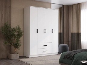 Шкаф 4-х створчатый Титан (белый) в Дегтярске - degtyarsk.ok-mebel.com | фото 5
