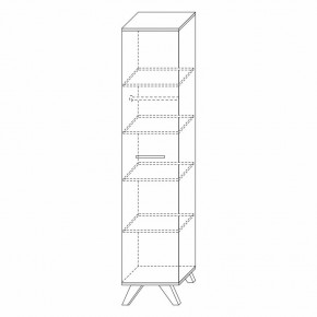 Шкаф 400 Вега Скандинавия в Дегтярске - degtyarsk.ok-mebel.com | фото 6