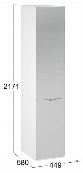 Шкаф для белья Глосс СМ-319.07.002 в Дегтярске - degtyarsk.ok-mebel.com | фото 4