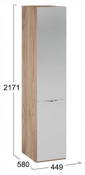 Шкаф для белья Глосс СМ-319.07.002 в Дегтярске - degtyarsk.ok-mebel.com | фото 4
