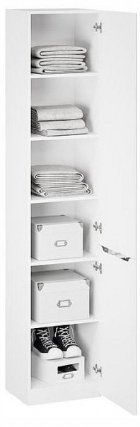 Шкаф для белья Глосс СМ-319.07.012 в Дегтярске - degtyarsk.ok-mebel.com | фото 3