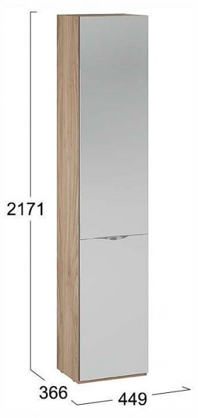 Шкаф для белья Глосс СМ-319.07.012 в Дегтярске - degtyarsk.ok-mebel.com | фото 4