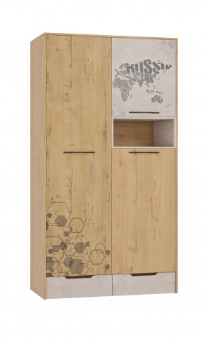 Шкаф для одежды 3 двери и 2 ящика Шк134.0 ДС Стэнфорд в Дегтярске - degtyarsk.ok-mebel.com | фото