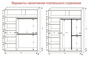 Шкаф-купе 1800 серии SOFT D1+D3+B2+PL1 (2 ящика+1штанга) профиль «Графит» в Дегтярске - degtyarsk.ok-mebel.com | фото 7