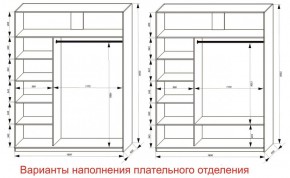 Шкаф-купе 1800 серии SOFT D6+D4+B2+PL2 (2 ящика+1штанга+1 полка) профиль «Капучино» в Дегтярске - degtyarsk.ok-mebel.com | фото 8