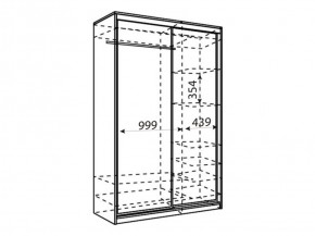 Шкаф-купе Рене 1500 вариант 2 (Зеркало/Зеркало) в Дегтярске - degtyarsk.ok-mebel.com | фото 2