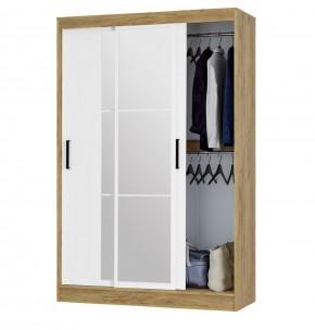 Шкаф-купе Тайм ШКК-03 (крафт/белый) в Дегтярске - degtyarsk.ok-mebel.com | фото 2