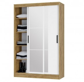 Шкаф-купе Тайм ШКК-03 (крафт/белый) в Дегтярске - degtyarsk.ok-mebel.com | фото 3
