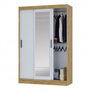 Шкаф-купе Тео ШКК-02 (крафт/белый) в Дегтярске - degtyarsk.ok-mebel.com | фото 3