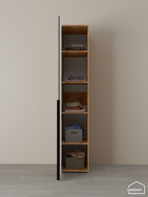 Шкаф Linnea MHR-1-2 2050х400х510 (ДВ-М 11.1.25) в Дегтярске - degtyarsk.ok-mebel.com | фото 4