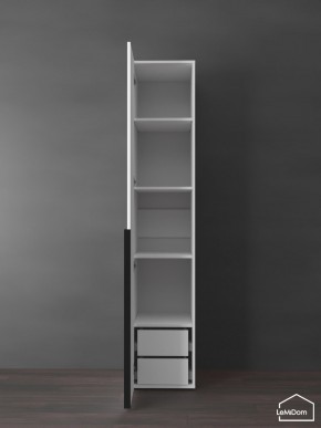 Шкаф Linnea MHR-1-3 2050х400х510 (Белый-М 11.1.2) в Дегтярске - degtyarsk.ok-mebel.com | фото 7
