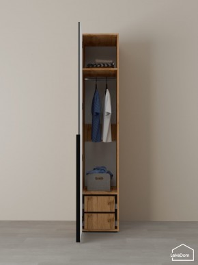 Шкаф Linnea MHR-1-3 2050х400х510 (ДВ-М 11.1.25) в Дегтярске - degtyarsk.ok-mebel.com | фото 5