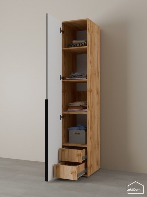 Шкаф Linnea MHR-1-4 2050х400х510 (ДВ-М 11.1.25) в Дегтярске - degtyarsk.ok-mebel.com | фото 5