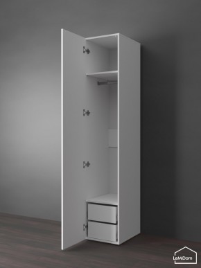 Шкаф Linnea MHR-1PO-3 2050х400х510 (Белый-М 11.1.2) в Дегтярске - degtyarsk.ok-mebel.com | фото 4