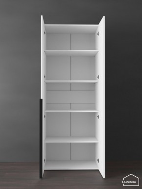 Шкаф Linnea MHR-2-2 2050х800х510 (Белый-М 11.1.2) в Дегтярске - degtyarsk.ok-mebel.com | фото 4