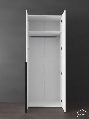 Шкаф Linnea MHR-2 2050х800х510 (Белый-М 11.1.2) в Дегтярске - degtyarsk.ok-mebel.com | фото 4