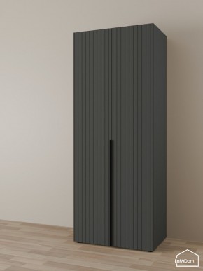 Шкаф Linnea MHR-2 2050х800х510 (Графит-М 11.1.25) в Дегтярске - degtyarsk.ok-mebel.com | фото