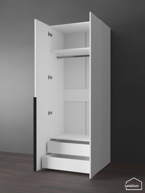 Шкаф Linnea MHR-2-3 2050х800х510 (Белый-М 11.1.2) в Дегтярске - degtyarsk.ok-mebel.com | фото 5