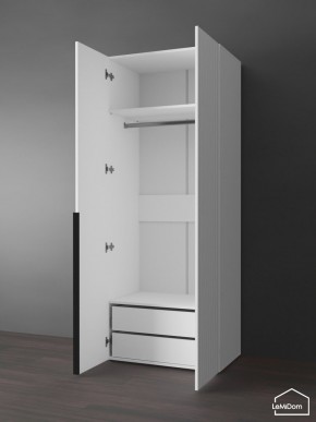 Шкаф Linnea MHR-2-3 2050х800х510 (Белый-М 11.1.2) в Дегтярске - degtyarsk.ok-mebel.com | фото 6