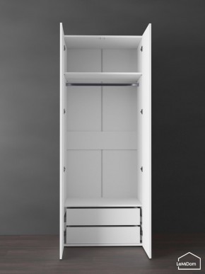 Шкаф Linnea MHR-2PO-3 2050х800х510 (Белый-М 11.1.2) в Дегтярске - degtyarsk.ok-mebel.com | фото 4