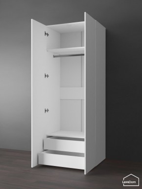 Шкаф Linnea MHR-2PO-3 2050х800х510 (Белый-М 11.1.2) в Дегтярске - degtyarsk.ok-mebel.com | фото 5