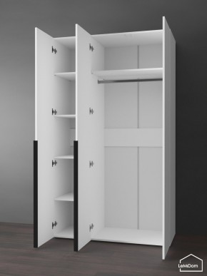 Шкаф Linnea MHR-3-1 2050х1200х510 (Белый-М 11.1.2) в Дегтярске - degtyarsk.ok-mebel.com | фото 5