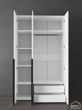 Шкаф Linnea MHR-3-2 2050х1200х510 (Белый-М 11.1.2) в Дегтярске - degtyarsk.ok-mebel.com | фото 6