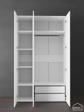 Шкаф Linnea MHR-3PO-2 2050х1200х510 (Белый-М 11.1.2) в Дегтярске - degtyarsk.ok-mebel.com | фото 6