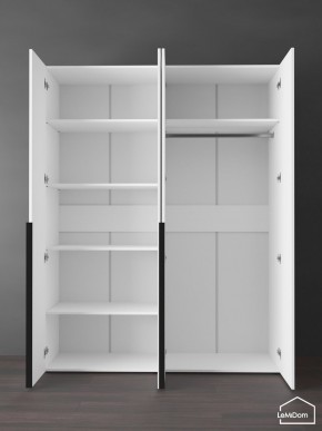 Шкаф Linnea MHR-4-1 2050х1600х510 (Белый-М 11.1.1) в Дегтярске - degtyarsk.ok-mebel.com | фото 4