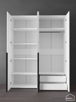 Шкаф Linnea MHR-4-2 2050х1600х510 (Белый-М 11.1.2) в Дегтярске - degtyarsk.ok-mebel.com | фото 5